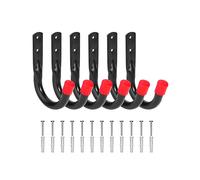 Heavy Duty Garage Hooks for Hanging,6Pcs with Wall Anchors and Screws