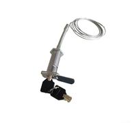 Heavy Duty Garage Wire Lock with 2 Keys Designed for Long Lasting Security Across Various Environments
