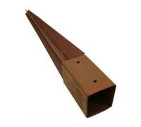 Garden Mile Heavy Duty Garden Fence Post Holder - Large Fence Post Spikes Support Rust Resistant Metal Fence Stakes 3" - Easy-Grip Drive-In Fence Post Repair for Fence Building, Pergola - Pack of 10