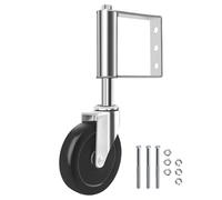 Heavy Duty Garden Gate Wheel Spring Loaded Gate Caster Helper With 360 Swivels Wear Resistant Wheel Heavy Duty For Outdoor Wooden Fence