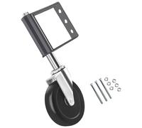 Heavy Duty Garden Gate Wheel Spring Loaded Gate Caster Helper With 360 Swivels Wear Resistant Wheel Heavy Duty For Outdoor Wooden Fence