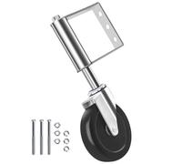 Heavy Duty Garden Gate Wheel Spring Loaded Gate Caster Helper With 360 Swivels Wear Resistant Wheel Heavy Duty For Outdoor Wooden Fence