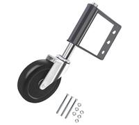 Heavy Duty Garden Gate Wheel Spring Loaded Gate Caster Helper With 360 Swivels Wear Resistant Wheel Heavy Duty For Outdoor Wooden Fence