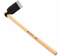 Heavy Duty Garden Hoe with 120cm Wooden Handle & 1.3kg Forged Steel Head - Durable Ash Wood Shaft, Strong Cultivator Tool for Digging, Weeding & Soil Preparation