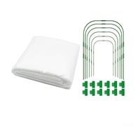 Heavy Duty Garden Netting Kit With Ultra Fine Mesh And Hoops, Creates Effective Barrier To Safeguard Plants From Pests While Supporting Healthy Growing Conditions