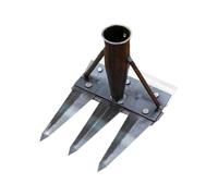 Heavy Duty Garden Rake,Ironrake The Heavy-Duty Irons Weeding Rake,2/3/4/5/7 Teeth Carbon Steel Garden Rakes,Iron Rake For Gardening And Weeding,Essential Landscaping Tool