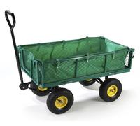 Heavy-Duty Garden Transport Wagon 130kg Capacity Foldable