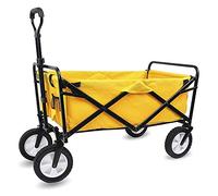 Heavy Duty Garden Trolley Cart - Foldable Pull Wagon with Brake Wheels, 176 lbs Capacity, Collapsible Transport Truck for Festivals, Gardening, and Outdoor Use
