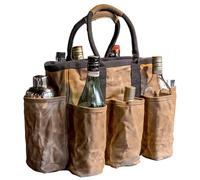 Heavy Duty Gardening Bag, Thickened Canvas Organizer, 14.17in Tote with Authentic Pockets, Tool Accessory, Outdoor Carry Bag with Reinforced Design, Men Women for Work Camping Planting Florist