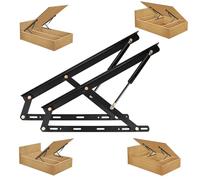 Heavy Duty Gas Spring Bed Lift, Pack of 2 Furniture Hardware Bed Gas Spring Storage Bed Lift Mechanism Kit Black Multiple Sizes(88cm/34.6in)