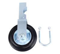 Heavy Duty Gate Caster Wheel 6 Inch | 500LBS Load Capacity Prevents Sagging | Smooth Rolling for Concrete/Grass/Ground | Oxidation - Proof Finish
