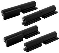 Heavy Duty Gate Hinge Pair 7 Inch Barrel Style Good Load Capacity - Weld On Install (4PCS- 7 INCH)