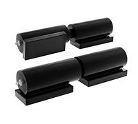 Heavy Duty Gate Hinges for Metal Gates - Retractable Driveway Guard - 5" Barrel Hinges - 2-Pack 450lb Capacity Weldable Hinges - Stainless Steel Hardware