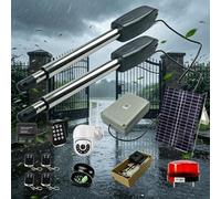 Heavy Duty Gate Opener, WiFi Compatible Electric Automatic Operator, Weatherproof Motor for Residential & Commercial Use, Reliable Security Solution
