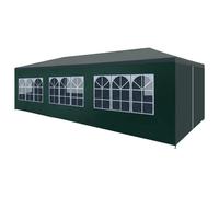 Garden Furniture Set Party Tent 3x9 m Green