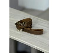 Heavy duty genuine leather dog lead (6 feet (two hook))