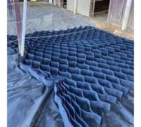 Heavy Duty Geogrid Soil Stabilizer for Sheds 10cm Thick Paving Honeycomb Mesh Pad for Driveway Walkway & Steep Hills Anti-Deformation 5m x 7m (16.5ft x 23ft)