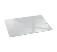 Heavy-Duty Glass Hearth Pad for Log Burners and Stoves Grey Colour 100x50 cm