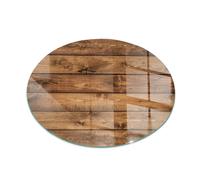 Heavy-Duty Glass Hearth Pad for Log Burners and Stoves Natural Wood Grain 100 cm