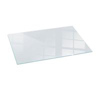 Heavy-Duty Glass Hearth Pad for Log Burners and Stoves White Colour 100x50 cm