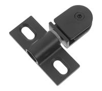Heavy Duty Glass Shower Door Pivot Hinges, Stainless Steel | Two Way Opening, Top and Bottom Clamp Design, Black Finish, for Shower Glass Doors and Glass Door