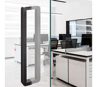 Heavy Duty Glass Sliding Barn Door Handle - Double Entry Door Pull Handle for Shower & Front Door, Durable Interior & Exterior Door Hardware, Perfect for Modern Decor