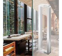 Heavy Duty Glass Sliding Barn Door Handle - Pull Handle for Double Entry Doors, Shower & French Doors, Interior/Exterior Use, Durable and Stylish Design