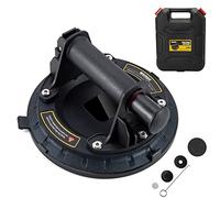 Heavy-Duty Glass Suction Cup Lifter - Vacuum Suction Cup with ABS Hand Pump, Double-Layer Vacuum Pad for Granite, Tiles, Metal & Smooth Surfaces, Portable with Tool Box