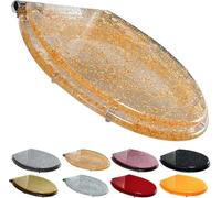 Heavy Duty Glitter Toilet Seat - Soft Close Quick Release Top/Bottom Fixing