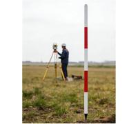 Heavy Duty Grade Rod for Land Surveying Construction Engineering(3 Meters/9.8 ft)