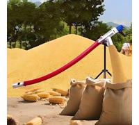 Heavy Duty Grain Auger, 1500W Portable Suction Machine, Industrial Screw Conveyor Includes 1.5m Hose 10Ton/H Capacity for Grain, Cement, Sand, and Powder Cleaning Withoutstand