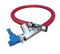 Heavy-Duty Grain Auger with Suction Machine and Hose, Portable Screw Conveyor for Cement, Sand, Powder, and Grains on Farms and Construction Sites