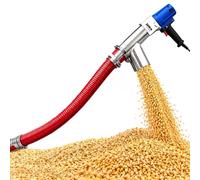 Heavy-Duty Grain Suction Auger, Grain Screw Conveyor, 100-200kg/min | Stainless Steel Nozzle, Flexible Hose & Manganese Steel Spiral, for Grain, Feed, Sand, Cement, Farm, Home, Factory Use(2m)