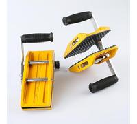 Heavy Duty Granite Carrying Clamps - 350kg/771lb Lifting Tools with Rubber Grips for Safe Transport of Marble Glass Quartz Slabs & Stone Panels - Set of 2