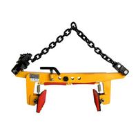Heavy-Duty Granite Lifting Clamps - Durable Stone Lifter with 4 Rubber Pads, Wide Jaw, Heavy-Duty Slab Handling Tools for Safe Lifting and Transport,Yellow-Opening Size 33-70cm