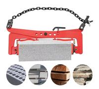 Heavy Duty Granite Stone Slab Lifter, 716-2866 Lbs Capacity, Chain Design Vertical Hanging Clamps, Durable Scissor Fixture for Paving and Transportation,One Color,S (350kg)