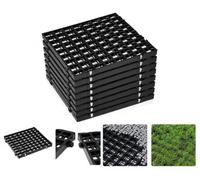 Heavy Duty Gravel & Grass Grid Panels | 40mm Plastic Ground Reinforcement Grid | Interlocking Gravel Stabiliser for Driveways, Parking Areas, Garden Paths & Shed Bases 3m² 12 Panels