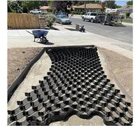 Heavy-Duty Gravel Ground Grid - 3ft to 30ft 1800 lbs Load Capacity Durable Eco-Friendly Geo Grid for Driveways Parking Lots and Erosion Control utions
