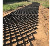 Heavy Duty Gravel Stabilizer for Pathway & Driveway, Honeycomb Paver Ground Grid - Permeable Shed Base, Scalable 5m x 5m (16.5ft x 16.5ft)
