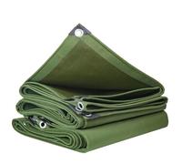Heavy Duty Green Canvas Tarpaulin 3x6m & 4x4m Tarp with Reinforced Edges & GrommetsIdeal Ground Sheet for Camping Greenhouse & Outdoor Cover (1x1.5m)