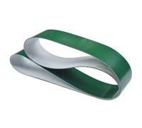 Heavy-Duty Green Conveyor Belt 1mm Thick 1-5m Wide 100m Long PVC Material Ideal for Desk Transport Applications Supports 600-1050m Movement.