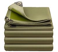 Heavy-Duty Green Waterproof Tarp - UV-Resistant Cover for Firewood, Roofs, Pools - Durable Tarpaulin with Brass Grommets - Sizes 2x1.5m to 10x20m (602x600cm)