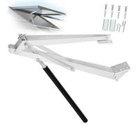 Heavy-Duty Greenhouse Window Vent Opener with Twin Double Springs Temperature Sensitive Solar Vent Opener Aluminum Alloy Automatic Ventilation Garden Tools Supports Up to 15kg Load