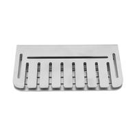 Heavy Duty Griddle Grease Gate, Food Mesh Screen Blocker, Stainless Steel Grill Grease Gate for Blackstone Griddle Guard, Prevents Food from Entering Grease Trap