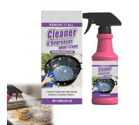 Heavy Duty Grill Cleaner Spray, 120ML Powerful Degreaser, Fast-Acting & Easy-to-Use Formula for Removing Burnt-on Food, Grease, and Grime, Powerful Degreaser for BBQ Grills, Ovens, Smokers (1 Pcs)