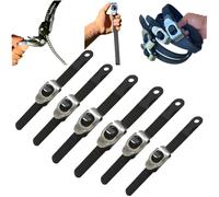 Heavy-Duty Grip Lock Strap, Adjustable Heavy-Duty Metal Ratchet Buckle, Connectable Multipurpos Ratchet Straps, Reusable Super-Strong Flexi Strap, Secure Anything, Anywhere
