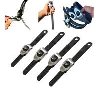 Heavy-Duty Grip Lock Strap, Adjustable Heavy-Duty Metal Ratchet Buckle, Connectable Multipurpos Ratchet Straps, Reusable Super-Strong Flexi Strap, Secure Anything, Anywhere