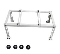Heavy Duty Ground Stand for Ductless Mini Split Air Conditioner, Shock Absorbing and Anti-Rust Bracket for HVAC Installation