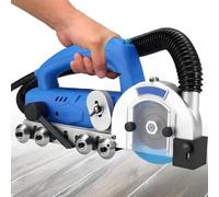 Heavy Duty Grout Cleaner Machine 1200w - Electric Grout Removal Tool With Vacuum, 9000r/min, Includes Saw Blades For Efficient Tile Joint Cleaning On Floors & Walls