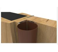 Heavy Duty Guard Finger Protector Safety Door Accessory Durable Metal Hinge Cover for Residential and Commercial Use Including Fixing (Brown, Opening Side 180 deg)